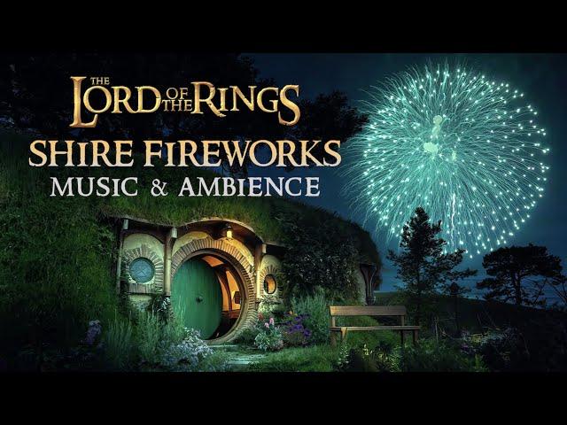 Lord of the Rings | Gandalf's Fireworks in the Shire, 2 Scenes in 4K in Partnership with ASMR Weekly