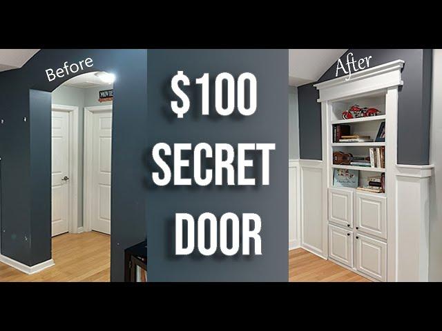 DIY Hidden Bookcase Door - Murphy door build