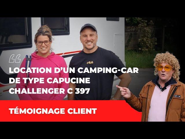 Départ en location d'un Camping-car de type Capucine Challenger
