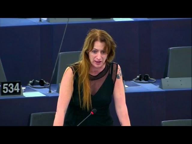 Clare Daly EU debates human rights in Russia and the "Foreign Agents" Law