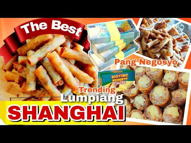 TRENDING PORK LUMPIANG SHANGHAI RECIPE KANTO STYLE NEGOSYO 2024 | FILIPINO STREET FOOD BUSINESS IDEA