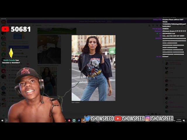 Speed reacts to Mbappe girlfriend