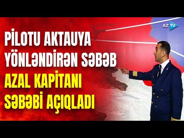 Təcrübəli pilot niyə təyyarəni XƏZƏRƏ endirmədi? - AZAL kapitanından XƏRİTƏLİ İZAH