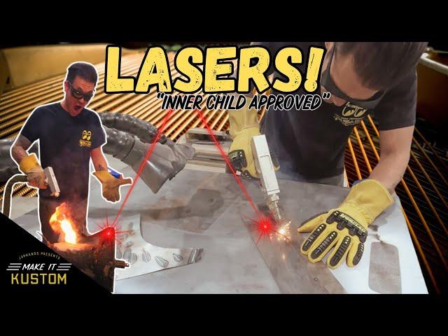 LASER BEAMS For CLEANING & WELDING! Honest Comparison To Other Methods