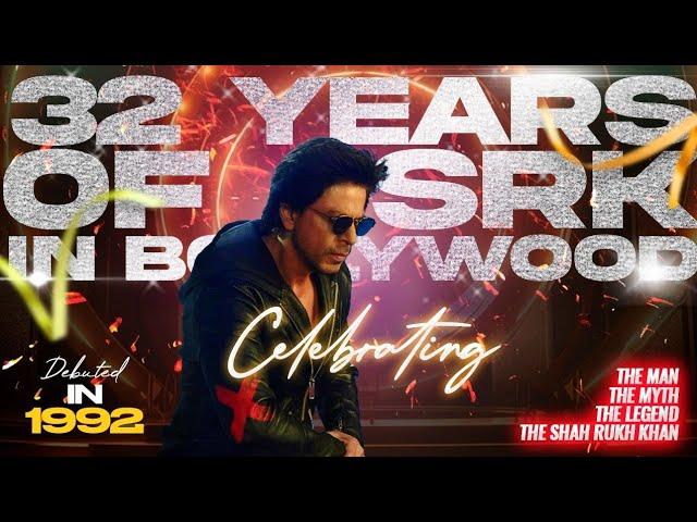 The Journey Of SRK | Tribute to SRK | SRK MASHUP 2024 | 32 Years of SRK |