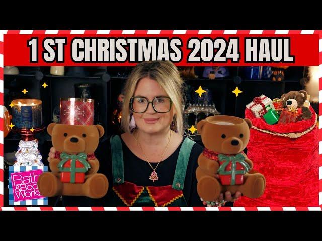 NEW Bath & Body Works CHRISTMAS 2024 HAUL | Teddy Bear Candle Holder & More #bathandbodyworks