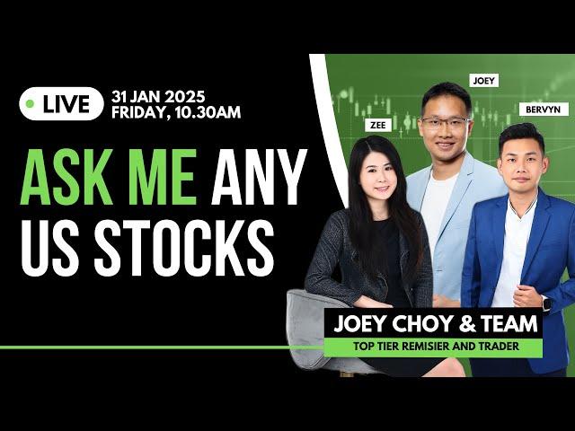 Live US Stock Analysis | DJI & S&P 500 Breakdown + 1GT Indicator Signals | Ask Me Any Stocks (AMAS)