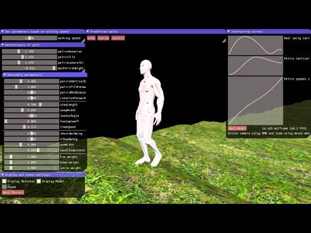 Procedural Animation of Human Walk