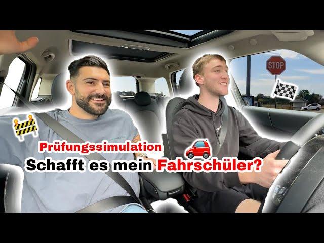 Fahrprüfung (Simulation) mit FahrlehrerLukas