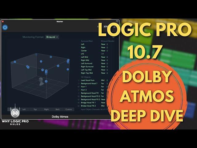 Logic Pro 10.7 is Here! - Spatial Mixing w/ Dolby Atmos