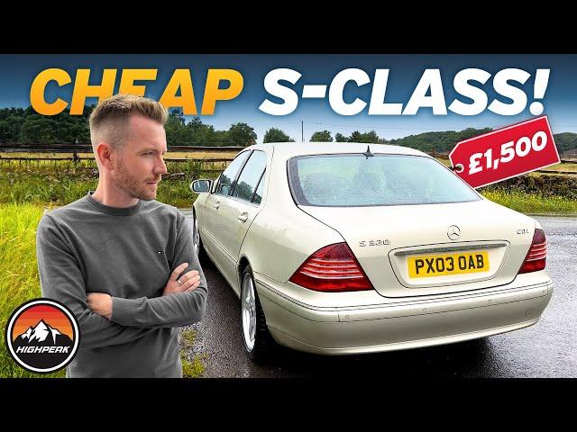 I BOUGHT A CHEAP MERCEDES S-CLASS FOR £1,500!