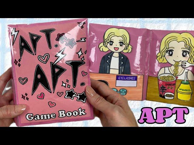 ［Paperdiy] APT. game book ROSE & BRUNO MARS #apt #gamebook #rosé #asmr