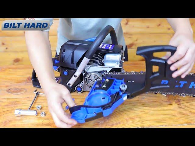 BILT HARD 18 inch 52cc 2-Cycle Gas Chainsaw Installation