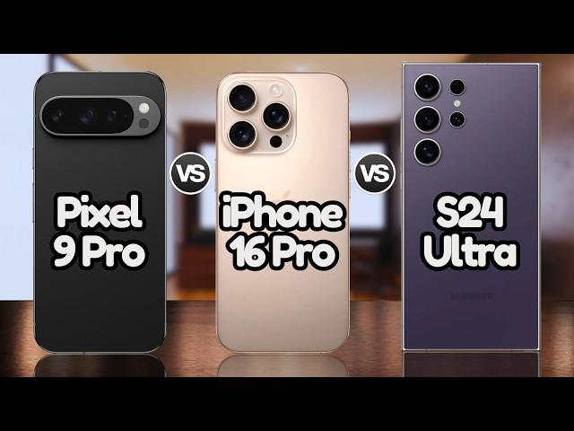 Pixel 9 Pro Vs Iphone 16 Pro Vs Samsung S24 Ultra | @Eficientechs