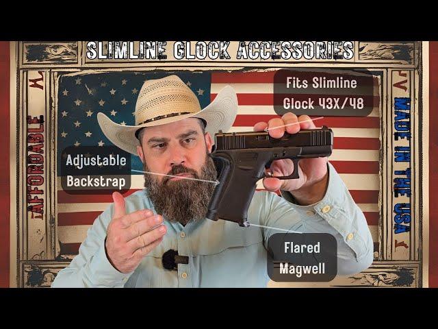 Affordable Glock 43X/48 Backstraps & Flared Magwell *MADE IN THE USA*