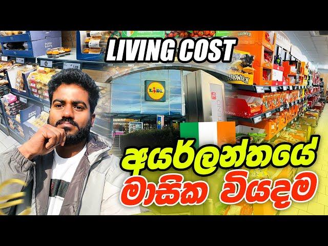 Living Cost Dublin Ireland#sinhala #ireland