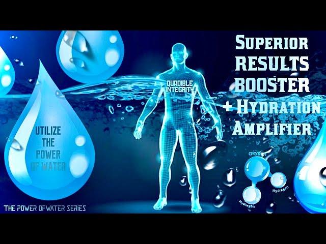 Superior Results BOOSTER + Hydration AMPLIFIER! Get Results even faster now! 7.83Hz +60Hz to 963Hz