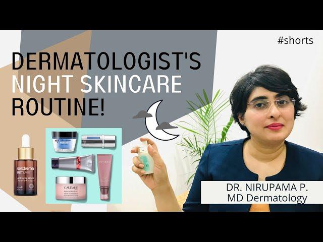 Skincare night routine | Dermatologist night skincare #shorts| Skincare night routine 2021| Indian