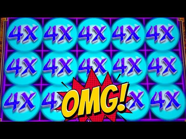 SUPER BIG WIN! FULL SCREEN ACTION!!  NEW FA CA COIN (THUNDER & FIRE) Slot Machine (AINSWORTH)