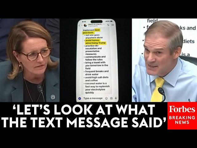 BREAKING NEWS: Jim Jordan Grills FEMA Administrator Deanne Criswell About Trump Supporter Treatment