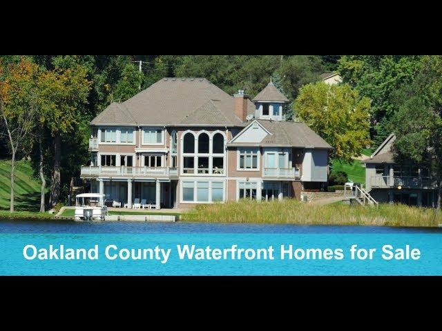 Oakland County Waterfront Homes for Sale - Call Russ at 313-310-9855 - Oakland County