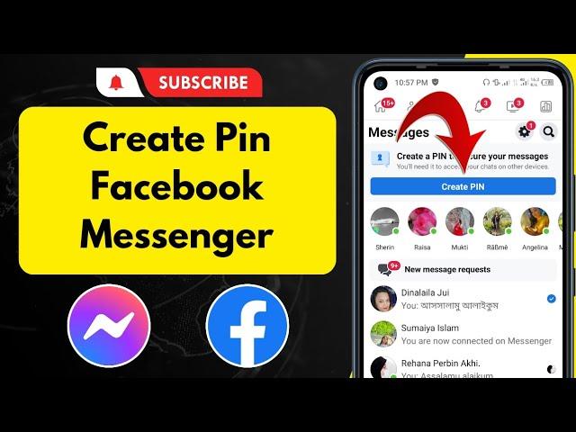 How to create pin on facebook messenger 2024 - Create pin facebook lite