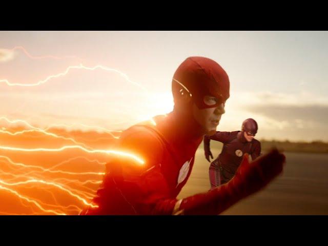 Barry throws the lightning that struck him | The Flash Series Finale Edit