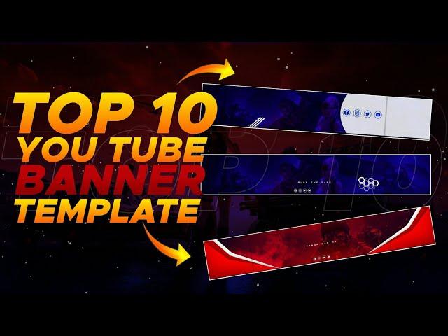 Top 10 Gaming Banner Template NO Text | Gaming Channel Banner 2021