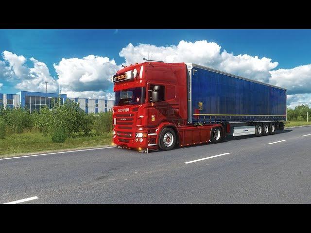 Euro Truck Simulator 2 1.53: Realistic Scania R520 V8 Driving from Craiova to Chisinau