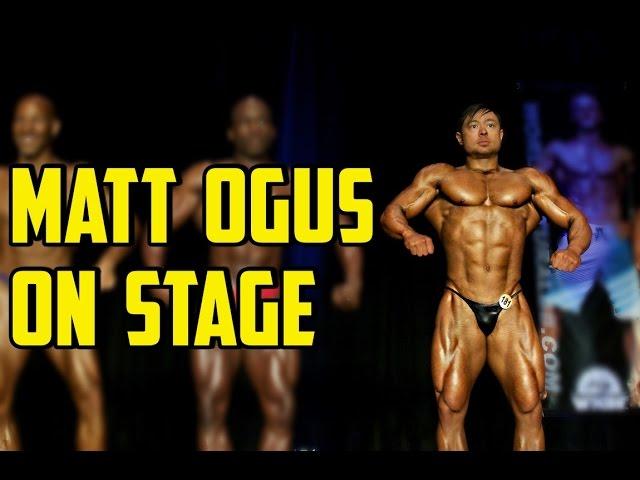 Matt Ogus On Stage - WNBF WA State Natural 2016 - Men's Open Lightweight Prejudging