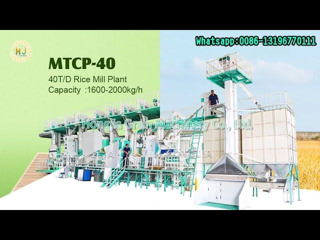 15-500T/D Rice Processing Machine Supplier-Hongjia Grain Machinery #ricemill #ricemillmachine