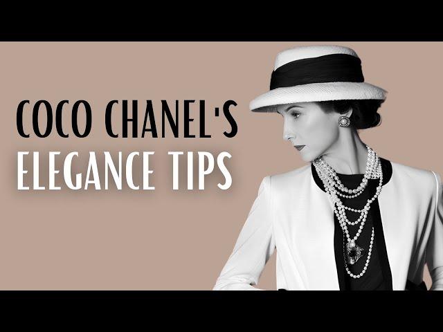 Enhance Your STYLE with COCO CHANEL's Lessons of ELEGANCE | How to be ELEGANT