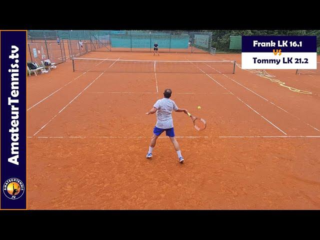 Amateur Tennis - Full Match  -  LK 21.2 vs LK 16.1 (NTRP 3.0 vs NTRP 4.0)