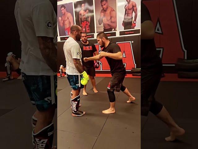 Coach Khabib giving Tips