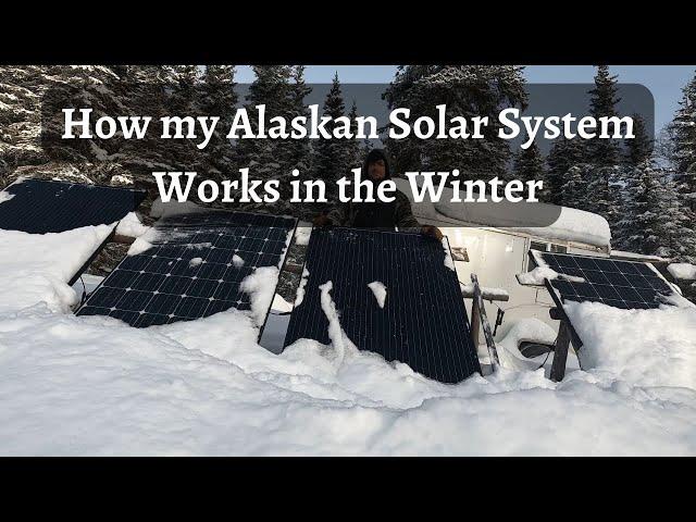 How My Alaskan Solar System Works In The Winter