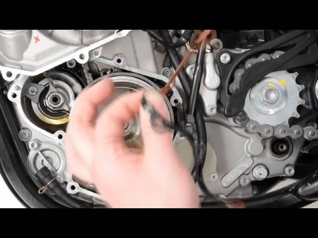 Trail Tech Stator Installation - KTM S-8313 100W DC Electrical System