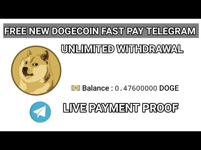 EARNING FREE DOGECOIN EASY FOR TELEGRAM