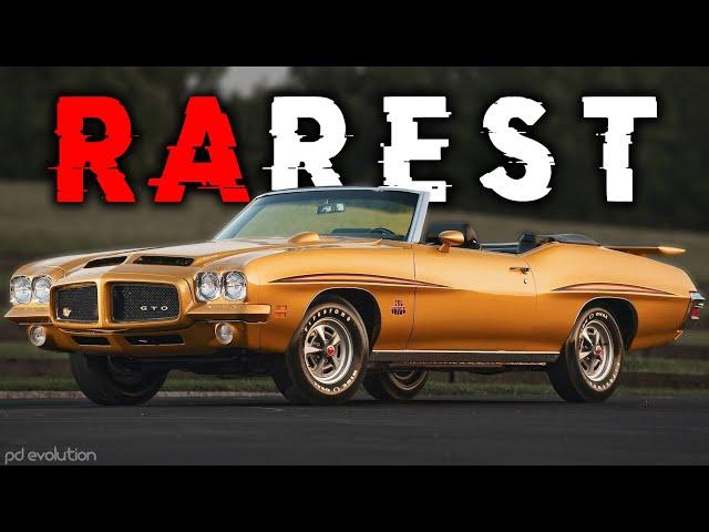 8 Rarest PONTIAC Muscle Cars Ever Made!