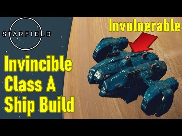 INVINCIBLE class A ship that wins ANY battle, fastest Starfield ship building guide, best ship build