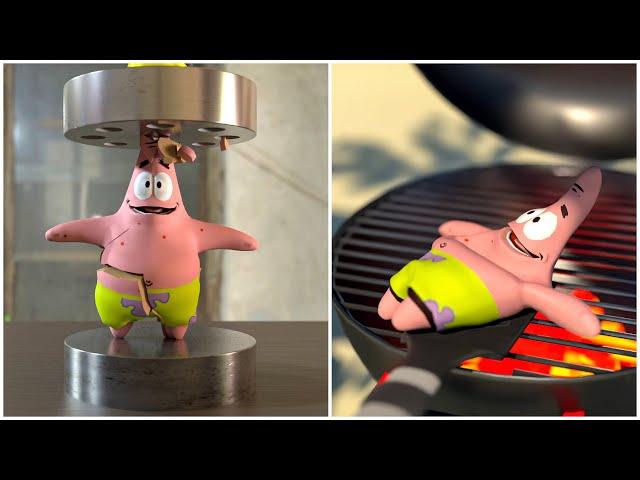 Patrick Star Dies over and over again  [23 Animations] 