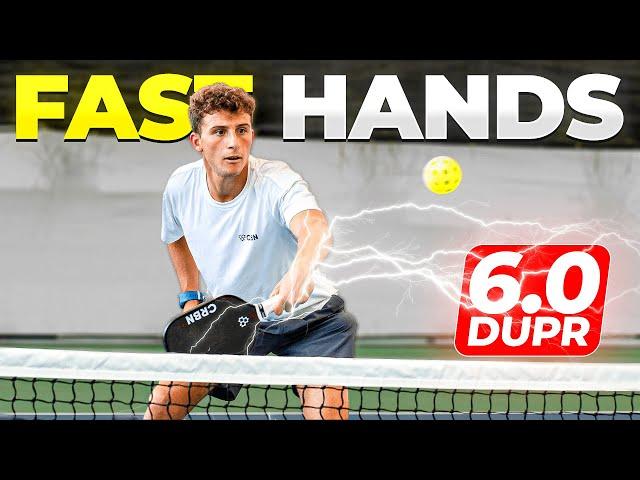 How ANYONE Can Get Fast Hands in Pickleball (6.0 DUPR)