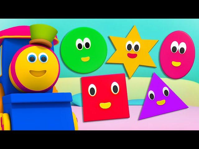 Five Little Shapes, Learn Shapes and Preschool Rhymes for Kids