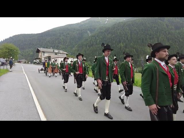 Bezirksschützenfest Landeck 30.6.24 in Schnann