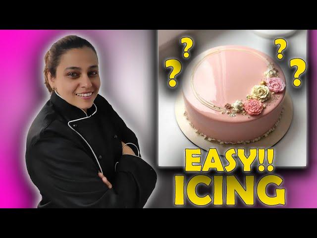 EASY ICING TECHNIQUE I How to frost a cake I whipping cream I cake decorating ideas I Sweet Wonders