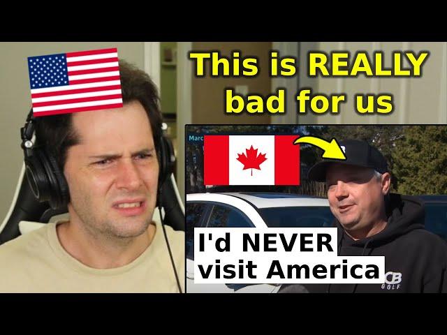 American Reacts to Canadians Boycotting US Travel