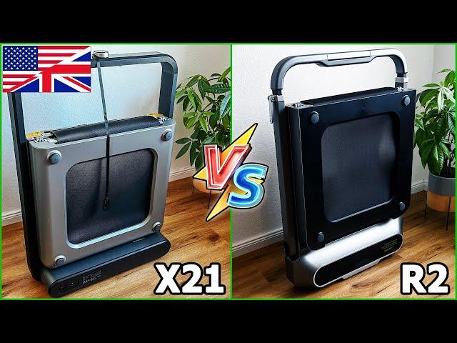 Which folding treadmill to buy?  WalkingPad X21 vs. R2 in comparison [US + UK]