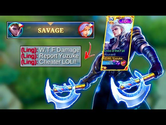 GLOBAL ALUCARD FULL DAMAGE BUILD *1 Hit* + *Savage* (ENEMY CALLED ME CHEATER) - HIGH RANK GAMEPLAY!!