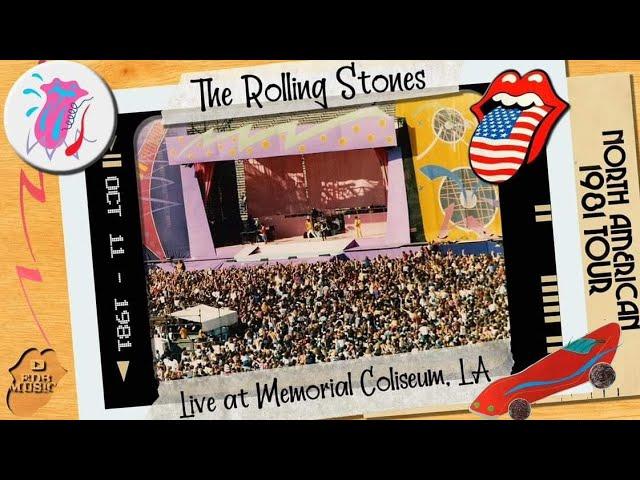 The Rolling Stones live at Memorial Coliseum, Los Angeles - October 11, 1981 - audio - complete show
