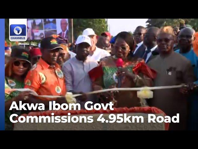 Akwa Ibom Govt Commissions 4.95km Ekparakwa-Ntak Ibesit Road | Live