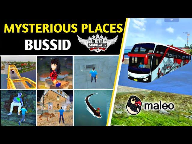7 Mysterious Places! in Bus Simulator Indonesia by Maleo  | Bus Gameplay